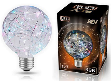 Лампочка REV Лампа светодиодная REV "Starry", G95, теплый свет, цоколь ...