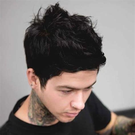 14 First Class Short Hair Messy Scruffy Hairstyle For Men