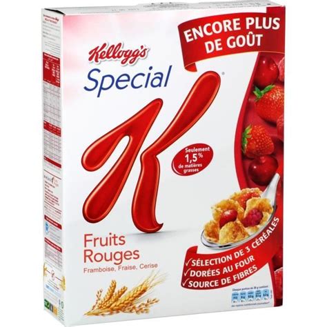 Kellogg S Sp Cial K C R Ales Fruits Rouges G Achat Vente