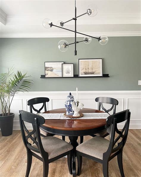 Dining Room With Green Walls Sage Green Living Room Green Dining Room