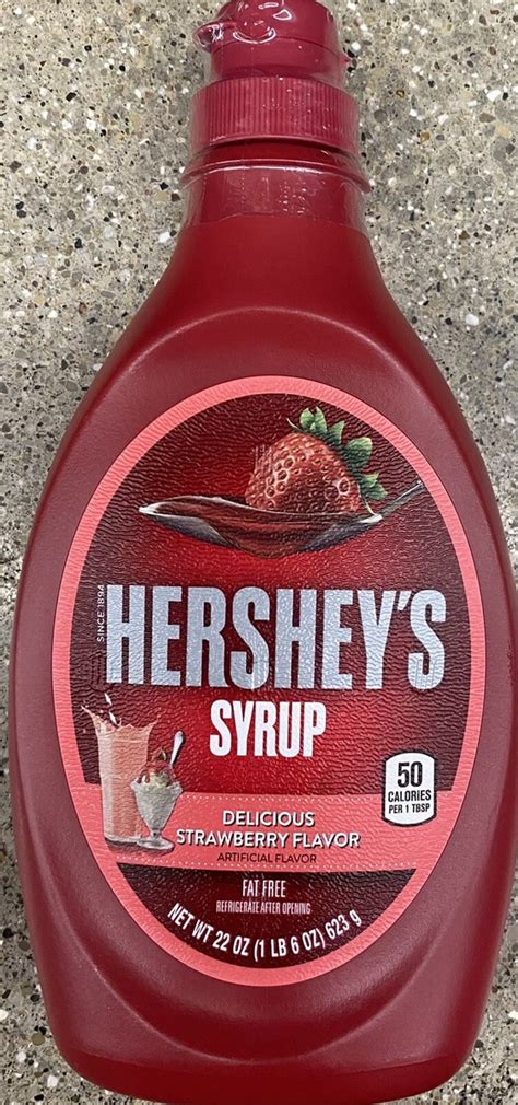 hershey strawberry syrup daily fresh strawberry syrup  pack