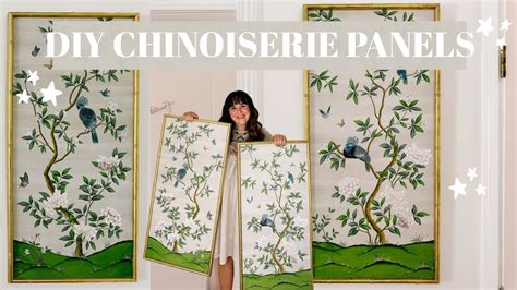 Framed Chinoiserie Panels Make Your Own Framed And Bamboo Trim