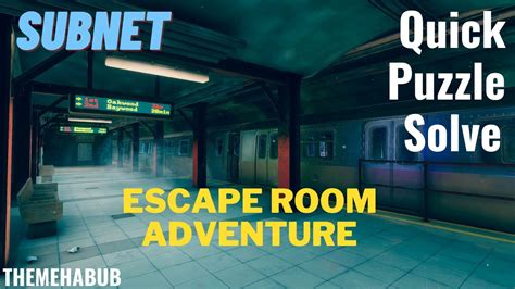 SUBNET Escape Room Adventure Full Gameplay PC FAST PUZZLE SOLVE YouTube