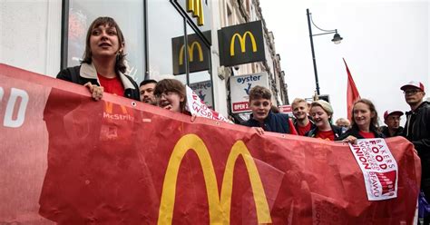 Mcdonalds Workers Go On Strike Over Wages With Protests In Dozens Of