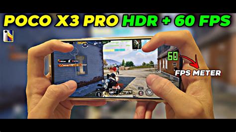 Poco X3 Pro Hdr 60 Fps Pubg Mobİle Test 🔥 With Fps Meter 🔥 Poco X3