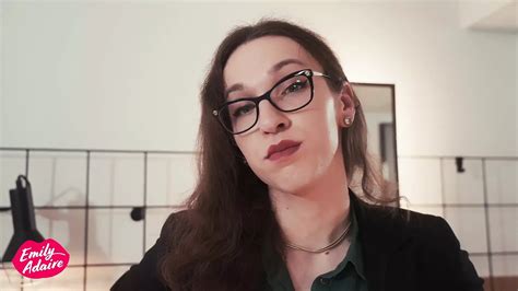You Want The Job Then Suck My Dick Dominant Trans JOI Shemale Masturbation Porn Feat Emily