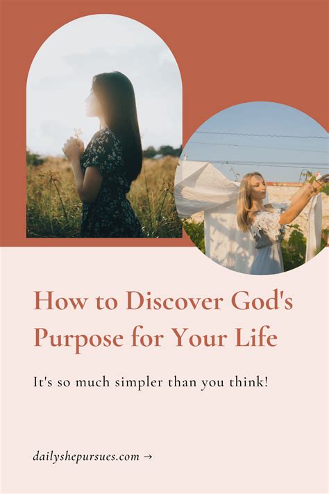 How To Discover Gods Purpose For Your Life Daily She Pursues