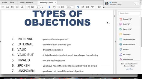 Types Of Objections Youtube