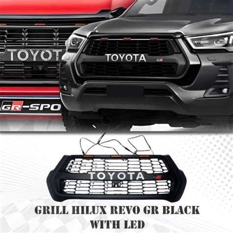 Jual GRILL HILUX REVO ROCCO GR WITH LED Di Seller Technics4x4 Sei