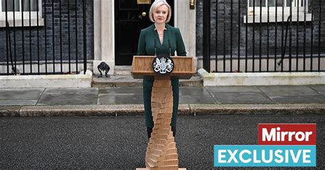 Liz Trusss £4000 Jenga Lectern Left Abandoned In