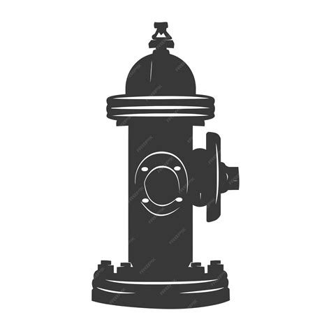 Premium Vector Silhouette Fire Hydrant Black Color Only