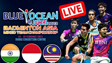 Live Score Badminton Asia Championships Dubai 2023 Day 4 Quarter