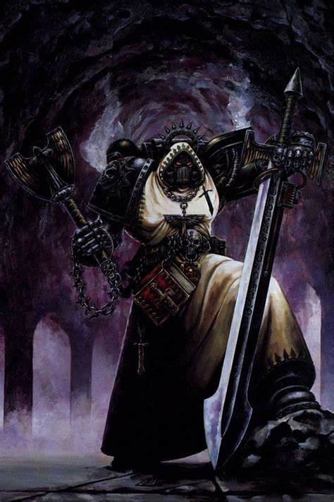 Interrogator Chaplain Warhammer 40000 Warhammer 40k Artwork Warhammer Fantasy Warhammer