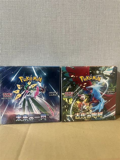 Pokemon Card Ancient Roar Future Flash Booster Box Set Japanese Sealed