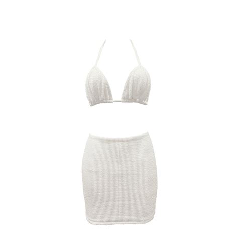 Atipashop ORELA BIKINI SET เซทบกน 2 ชน บรา กระโปรง มหลายสใหเลอก Shopee Thailand