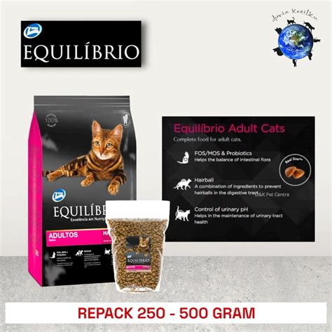 Jual Equilibrio Adult Cat Premium Makanan Kering Kucing REPACK 250