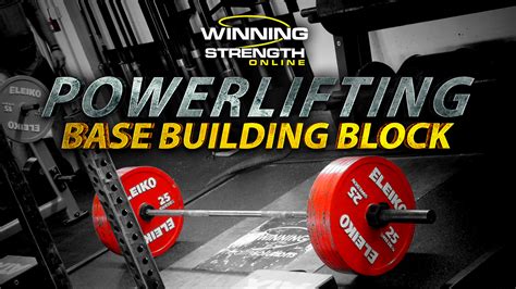 Winning Strength Blueprint Powerlifting Off Season Base Building