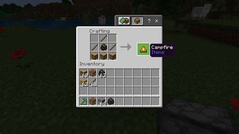 How To Make A Campfire In Minecraft