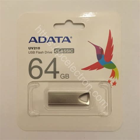 Memoria Usb 2 0 UV210 Adata Plata PC ELECTRÓN