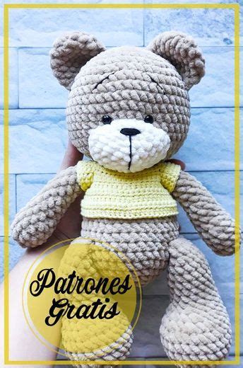 Lindo Oso De Peluche Grande Amigurumi Pdf Patr N Gratis En Espa Ol