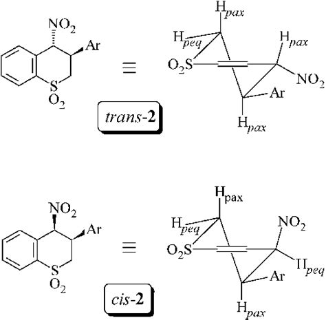 Configuration and preferred half-chair conformation of the two ...