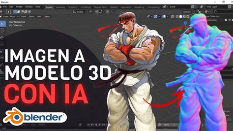 IMAGEN a MODELO 3D con IA útil para blender 2023 YouTube