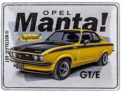 Plaque Opel Manta Gt E X Cm Auto Casse Bouvier