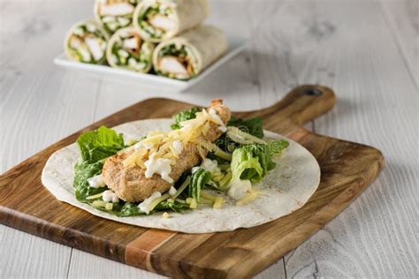 Crumbed Chicken Salad Wrap Stock Photos Free Royalty Free Stock