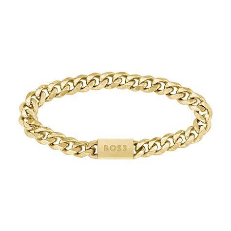 Bracelet BOSS acier doré MATY