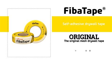 Fibatape® Yellow High Visibility Drywall Tape How To Install Youtube