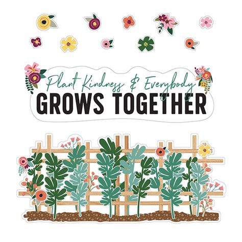 Grow Together Plant Kindness Everybody Grows Together Bulletin Board