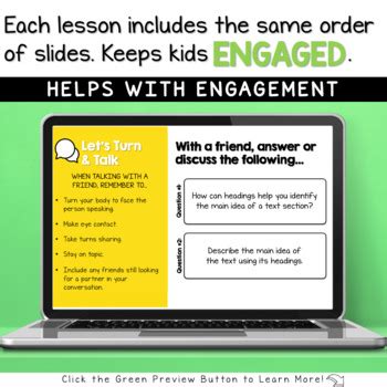 Main Idea Mini Lessons Lesson Plans Posters Graphic Organizers