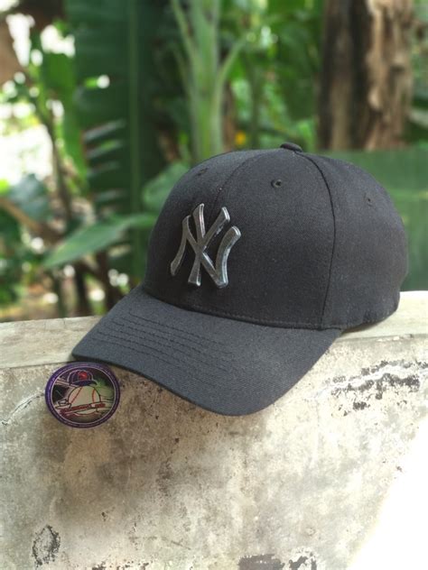 Topi Mlb Ny Yankees Second Original Fesyen Pria Aksesoris Di Carousell