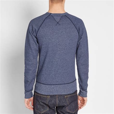 Velva Sheen Raglan Crew Sweat Heather Navy END US