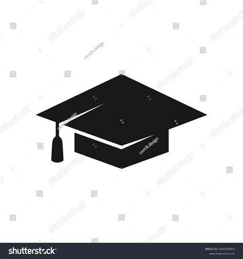 Graduation Hat Logo Design Template Inspiration Stock Vector (Royalty ...