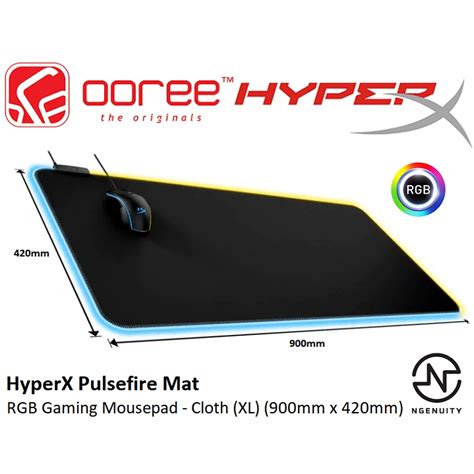 Hyper X Hyperx Pulsefire Mat Xl Size Mm X Mm Rgb Gaming