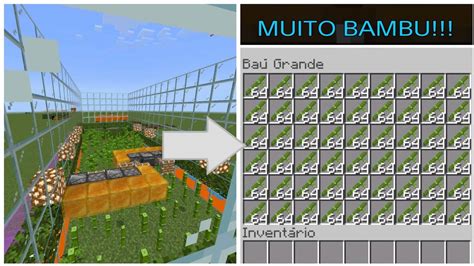 Como Fazer Uma Farm De Bambu Automatica Eficiente Para