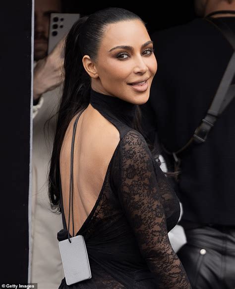 Kim Kardashian Puts On A Busty Display As She Pouts In Sexy Selfie And