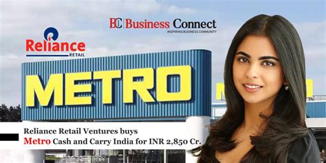 Reliance Retail Ventures Buys Metro Cash And Carry India For INR 2 850