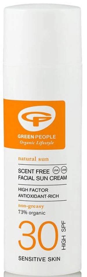 Full Ingredients List Green People Scent Free Facial Sun Cream