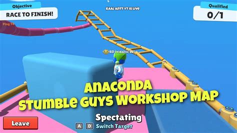 Anaconda Workshop Map Stumble Guys Workshop Map Code YouTube