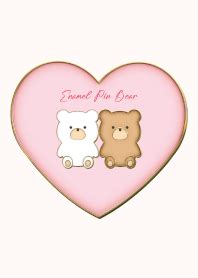 Enamel Pin Bear 51 LINE 着せかえ LINE STORE