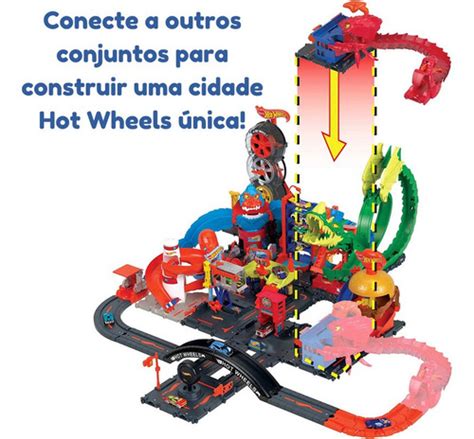 Pista Hot Wheels City Ataque Do Escorpião Mattel Hdr32 Parcelamento sem juros
