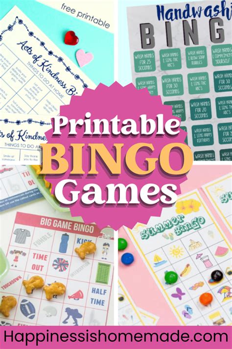 Free Bingo Board Review Game For Use With Any Subject Print And