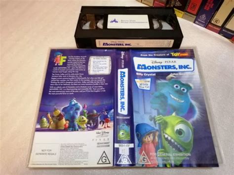 Monsters Inc Walt Disney Pixar Rare Edition On Vhs Cartoon