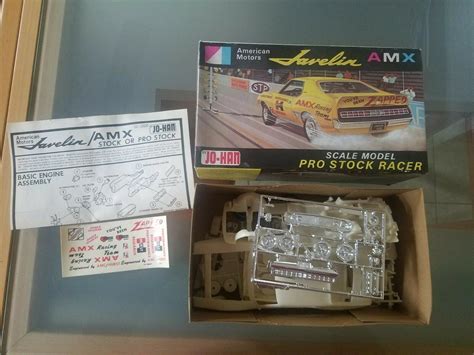 Vintage Jo Han Amc Javelin Amx Pro Stock Racer Gc Model Kit Open