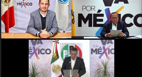 Lanzan Va por México alianza de PAN PRI y PRD para 2021