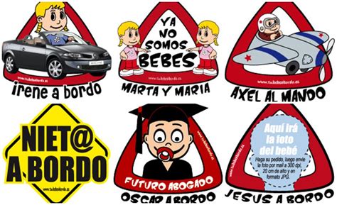 Pegatinas Beb A Bordo Originales Y Personalizables