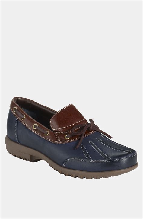 Cole Haan Air Rhone Camp Boat Shoe In Blue For Men Navy T Moro Wp Lyst