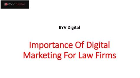 PPT Digital Marketing For Law Firms PowerPoint Presentation Free